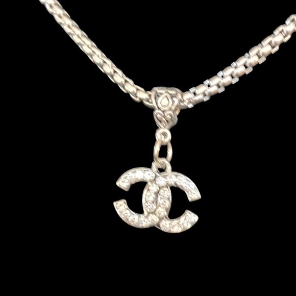 Handmade Crystal Pendant Necklace 18" Stainless Steel Chain, 0.75" Pend… - Picture 5 of 8